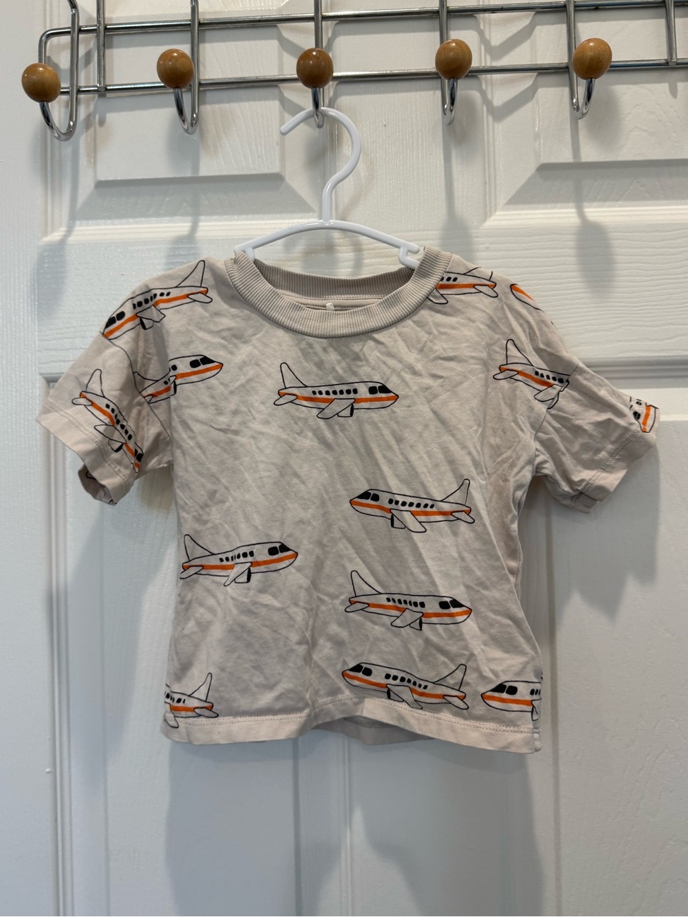 Mini Rodini Airplane Print T-Shirt 9–18M 80/86